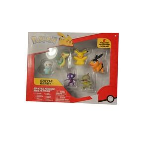 Pokemon Battle Figure Multi-Pack Kids 2 Inch New 6 Figures Pikachu